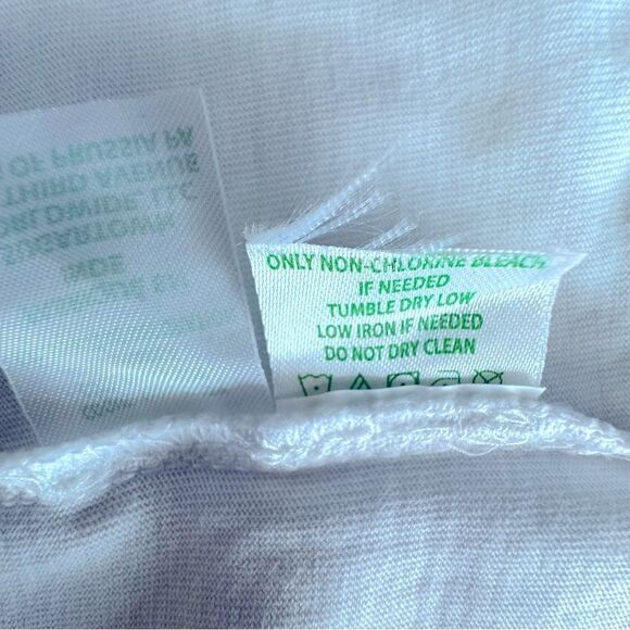 Lilly Pulitzer Rally Luxletic White Tee Short Sleeve Shirt SZ XXS NWOT - Picture 11 of 12